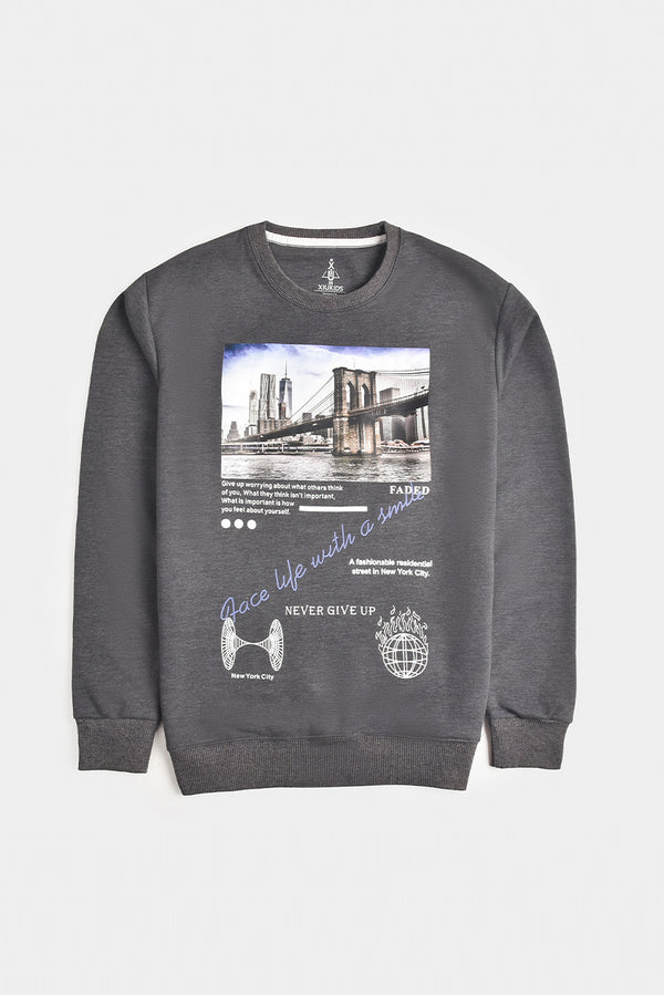 Grey Skyline Dreams Sweatshirt