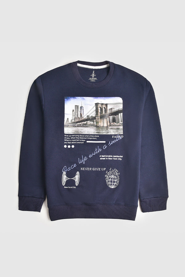 Blue Skyline Dreams Sweatshirt