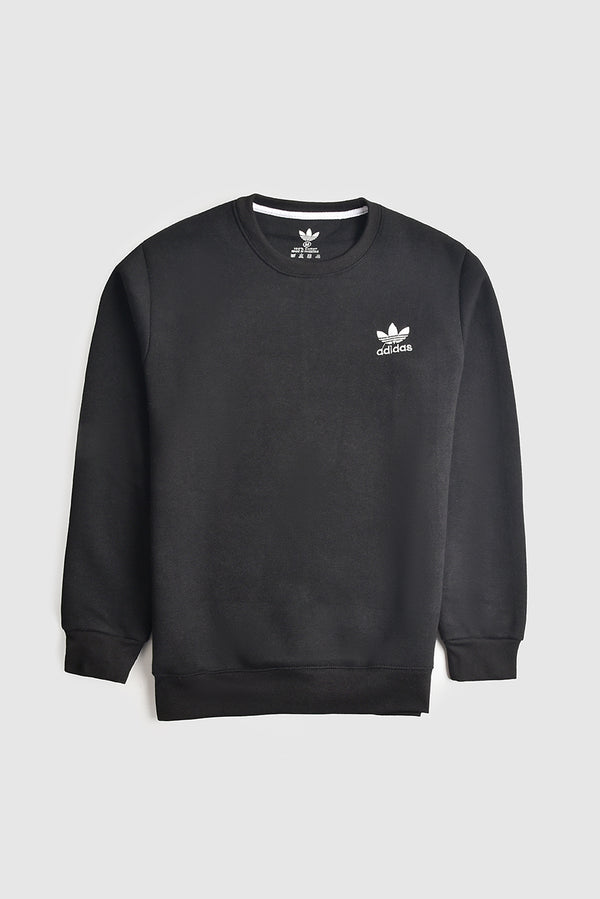 Black Trefoil Iconic Sweatshirt