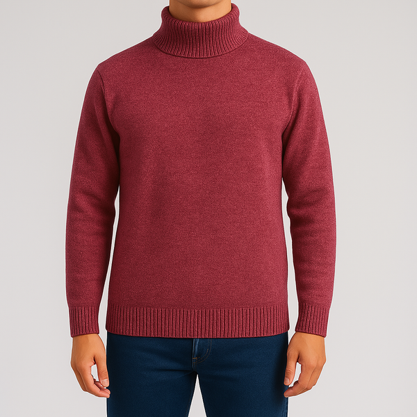 Urban Merlot Wool High Neck