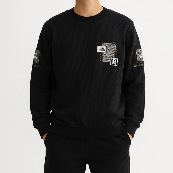 R-Edition Black Winter Sweatshirt