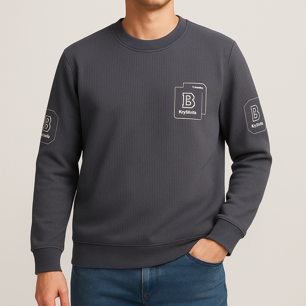 Charcoal Matrix Crew Sweat
