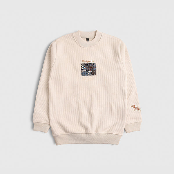 Designer 08 Cream Crewneck