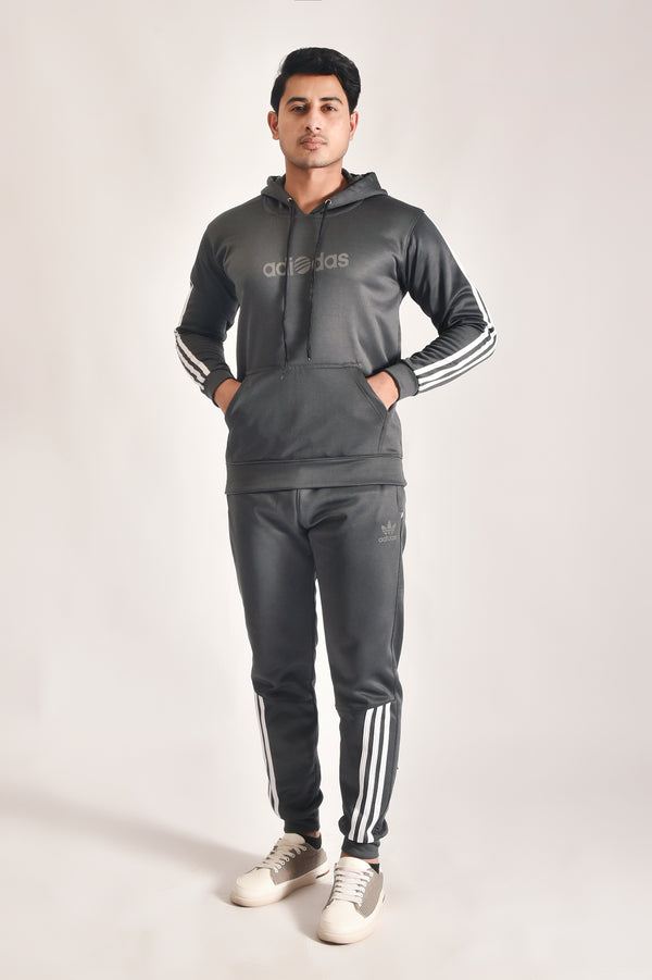 Grey Sporty Comfort Tracksuit