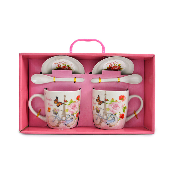 Vintage Floral Mug Gift Set