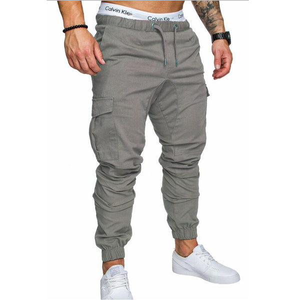 Cargo Trousers for men in  Silver Grey Color - 6 Pocket Trouser