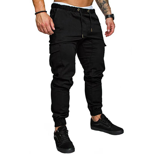 Cargo Trousers for men in black Color - 6 Pocket Trouser