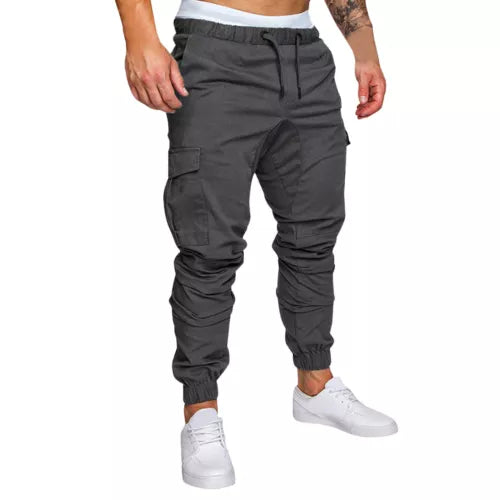 Cargo Trousers for men in Grey Color